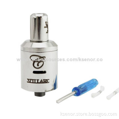 Stainless Steel Rebuildable RDA Stillare Clone Atomizer for Mechanical Mod, 4.0mL Capacity